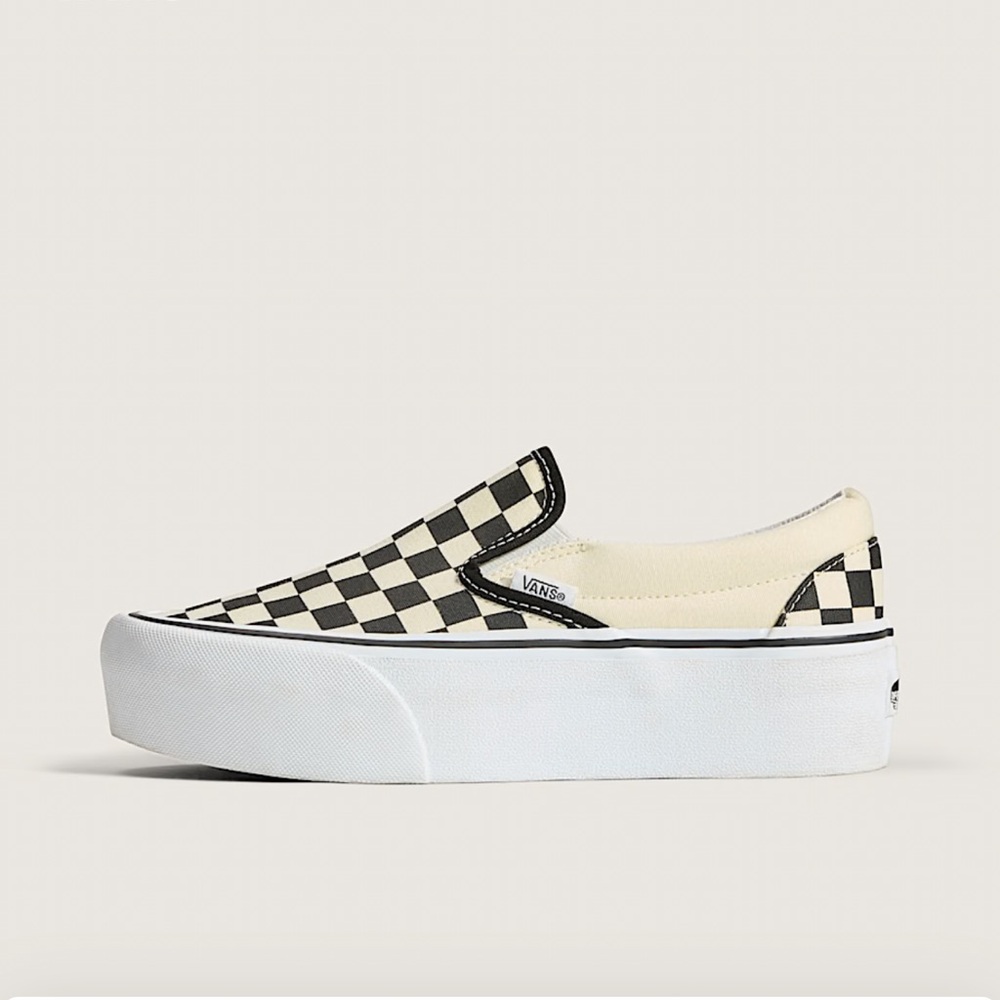 Vans slip-on checkered stack form sneakers